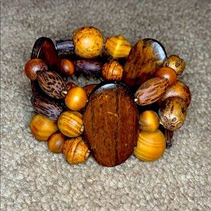 Wood Bead Bracelet